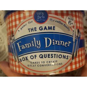 The Game Family Dinner Box of Questions - The Box Girls By Melissa And Doug New